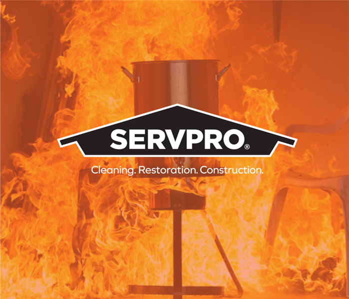 Fryer fire with logo overlay